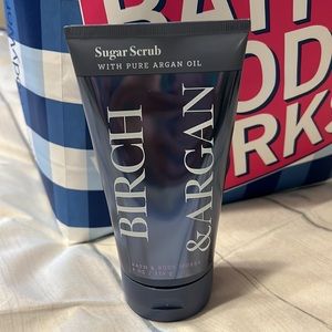 Birch and Argan Sugar Scrub W Pure Argan Oil